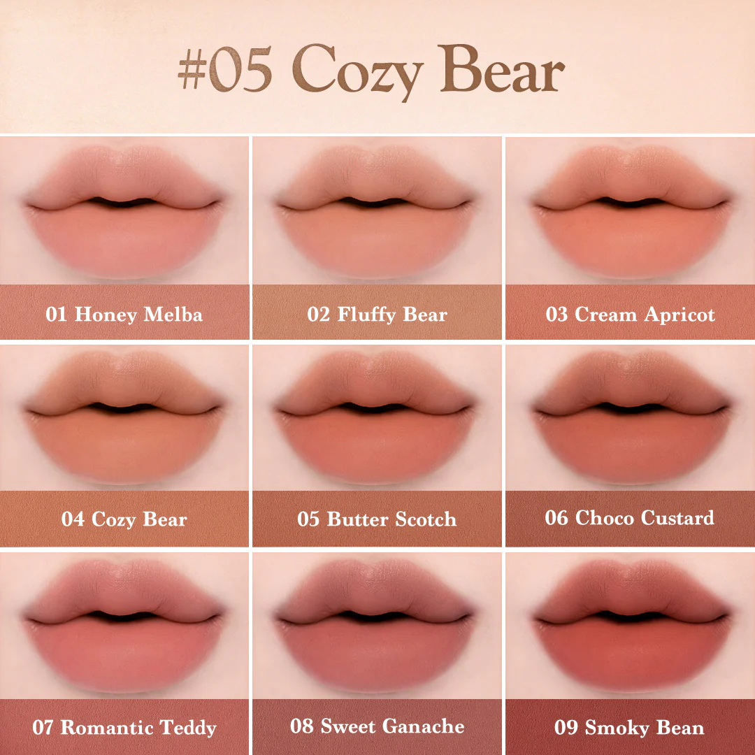 Mood Painting Lip & Cheek Palette 05 Cozy Bear - Image 5