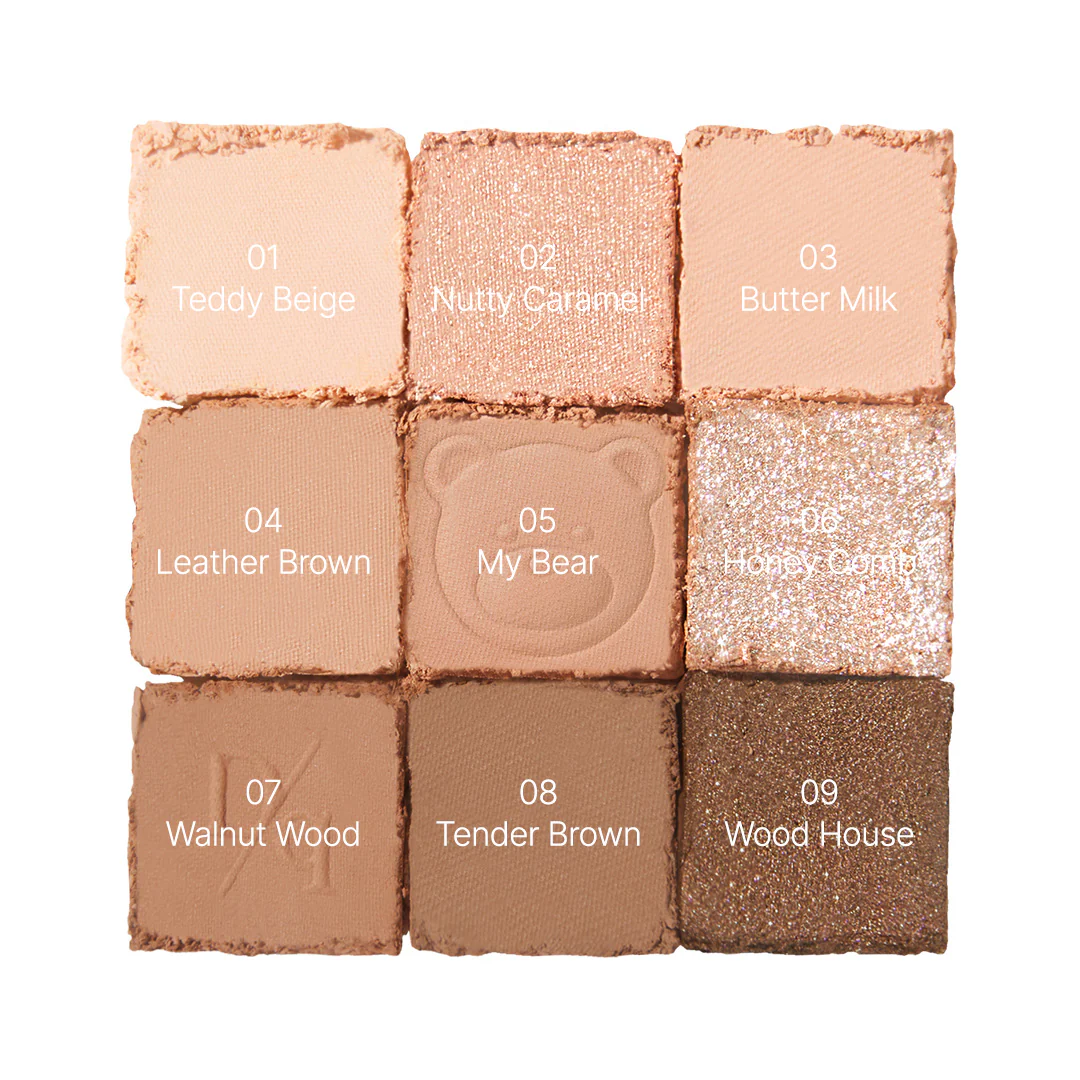 Eyeshadow Palette 28 Brown Bear - Image 4